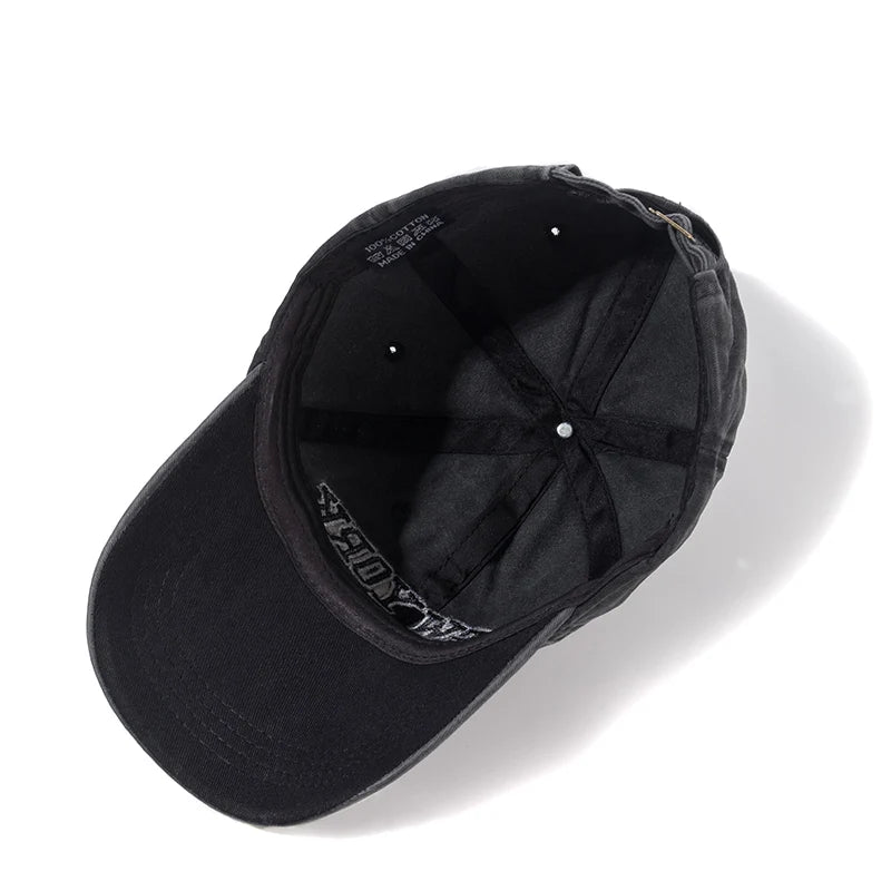 Gorra de algodón lavado York para hombre y mujer: gorras, gorras snapback, gorras de béisbol, protección solar, casquette, gorra «dad hat», gorra para actividades al aire libre