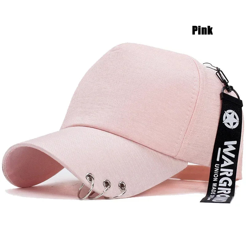 Personalisierte Baseballcap aus Metall mit klassischem Schirmdesign, leicht und atmungsaktiv! Vier Farben zur Auswahl