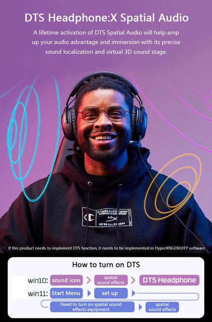 HyperX Cloud III kabelgebundenes Gaming-Headset mit DTS X Spatial Audio, 53mm-Treibern, geräuschunterdrückendem Mikrofon – USB- & 3.5mm-Gaming-Kopfhörer für PC, PS5, Xbox, Switch