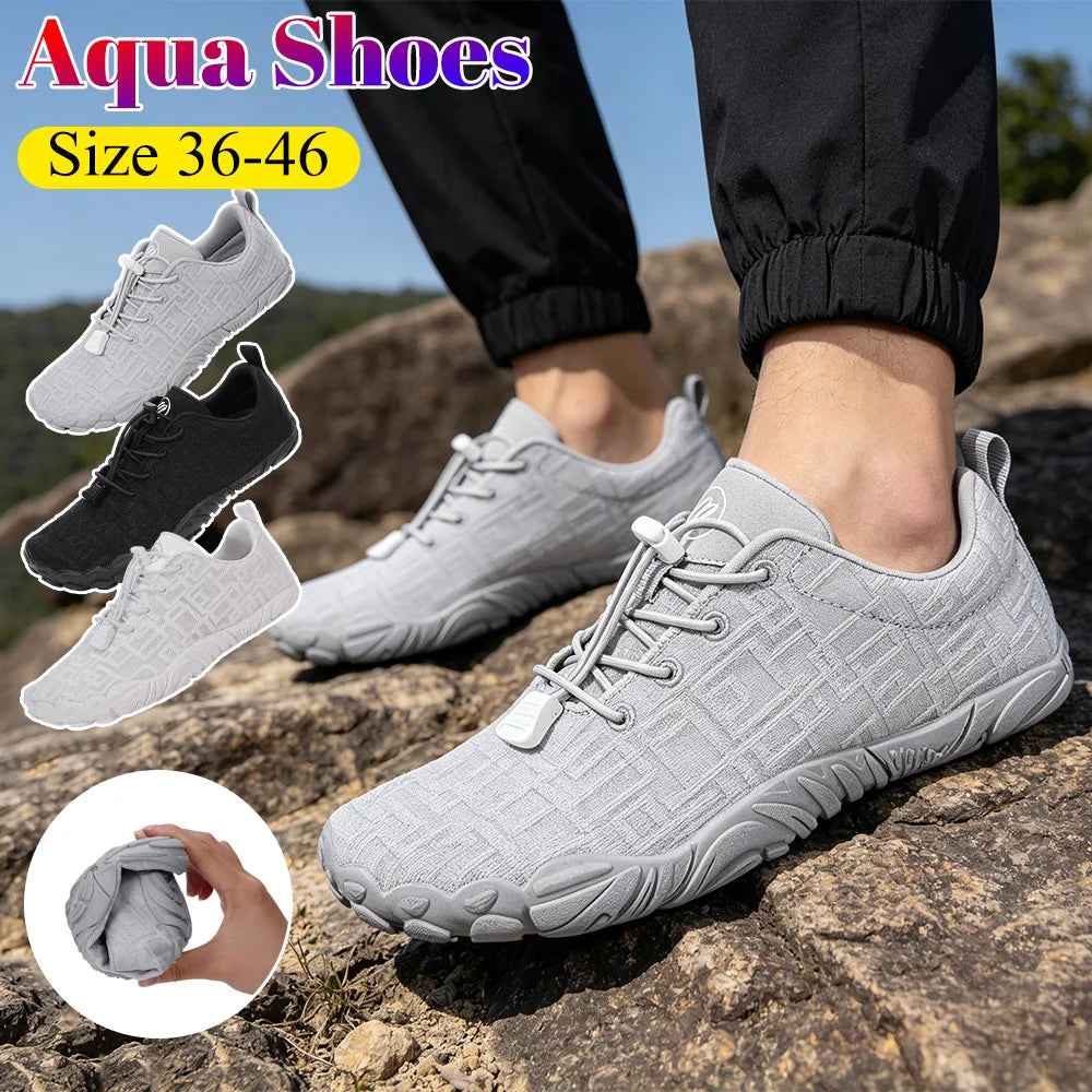 Zapatos acuáticos unisex de secado rápido, ligeros, tipo barefoot, para playa, uso casual, vadeo y deportes acuáticos