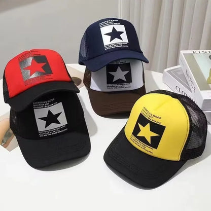 Fashion Summer Baseball Cap Snapback Mesh Trucker Hats Hip Hop Caps Cool Men Caps Female Outdoor Casual Sun Hat High Quality