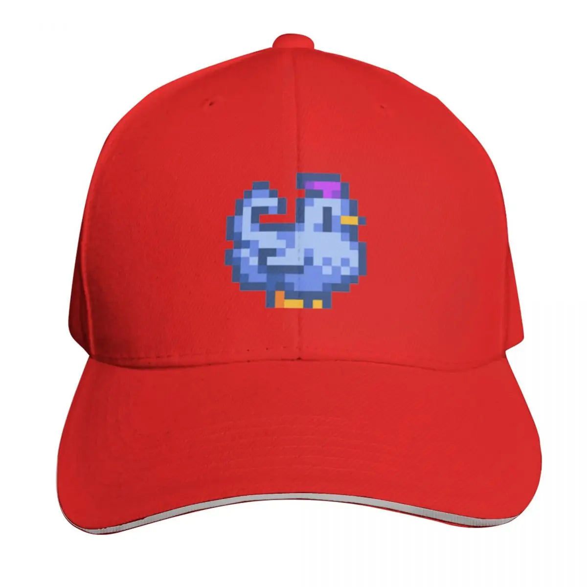 Stardew Valley Blue Chicken Baseball Cap Golf Hat derby hat Sun Hat For Children Military Tactical Cap Caps Male Women's