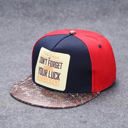 Baseballcap mit flachem Schirm, Buchstabenstickerei für Herren, vielseitig kombinierbar, Damen-Sommer-Hip-Hop-Hut, Outdoor-Sonnenschutz, verstellbare Schirmmütze