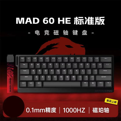 Teclado Mecânico Madcatz Mad60 Mad68 HE 8k com Interruptores Magnéticos, Com Fio, 60%/68%, Teclado Gaming com Rapid Trigger e Personalização