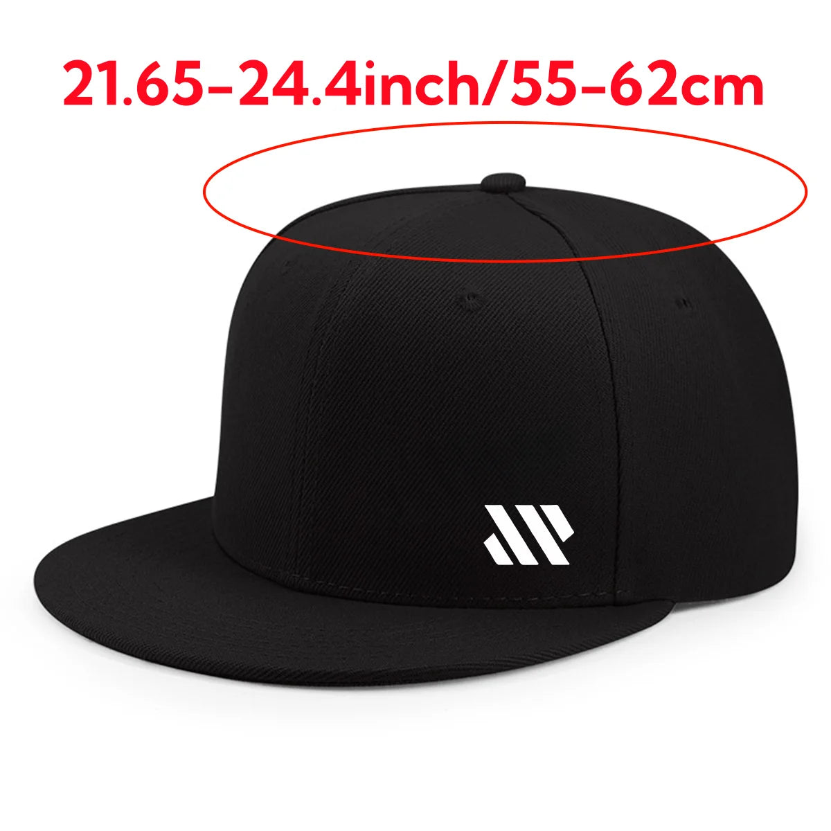 Gorra de béisbol con logotipo blanco. Gorra unisex ajustable, transpirable y de ala plana. Gorra ligera para actividades al aire libre y viajes. Gorra.