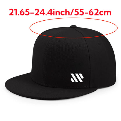 Gorra de béisbol con logotipo blanco. Gorra unisex ajustable, transpirable y de ala plana. Gorra ligera para actividades al aire libre y viajes. Gorra.