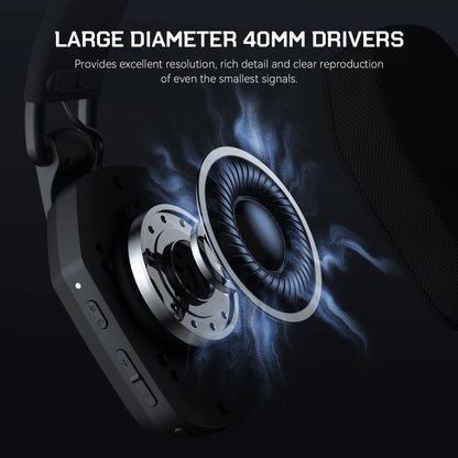 EKSA G19BT 2.4GHz Wireless RGB Headphones With Mic USB/type C Transmitter Over-Ear Gaming Headset