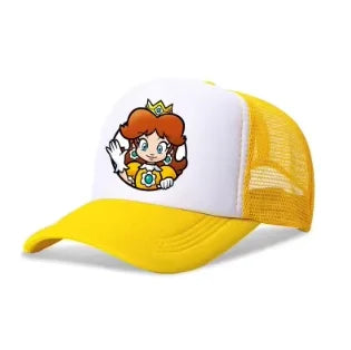 Mario Casual Baseball-zonnepetten Action Universele polyesterhoed Kinderartikelen Vrachtwagenchauffeursartikelen Volwassenen Verstelbaar Anime-accessoires