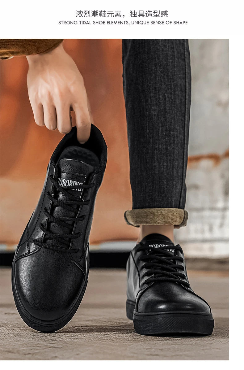 2026 Spring and Autumn Large Size New Trendy Men's Shoes Korean Style Breathable Versatile White Shoes Running Youth Casual Sports Shoes