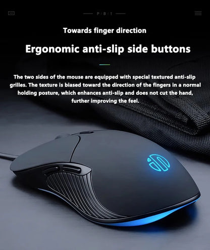 INPHIC B1 USB Wired Mouse Silent Office Gaming Mouse for PC and Laptops