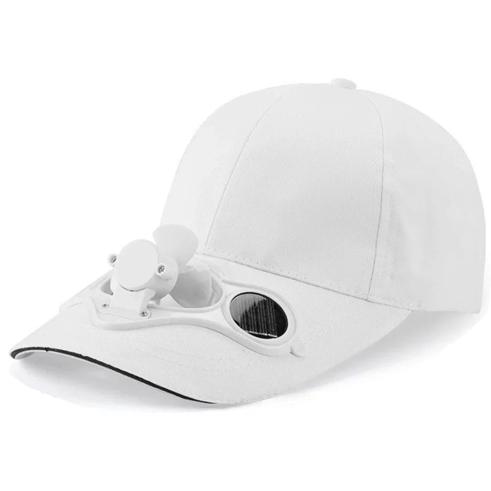 Cappellino da baseball con ventola, ventilatore rinfrescante ricaricabile via USB per l’estate, protezione solare per il golf all’aperto, cappellino con visiera regolabile a 2 velocità, cappellino da escursionismo con ventola