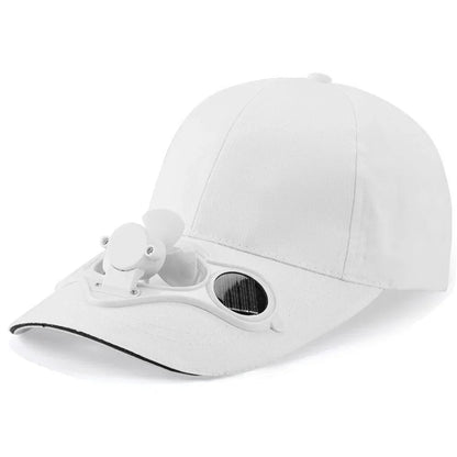 Cappellino da baseball con ventola, ventilatore rinfrescante ricaricabile via USB per l’estate, protezione solare per il golf all’aperto, cappellino con visiera regolabile a 2 velocità, cappellino da escursionismo con ventola