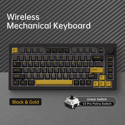 Akko 5075 V3 Keyboard 75% ANSI-US With Volume Hot-swappable RGB USB Type-C/2.4g&BT5.0 Tri-mode Custom Gaming Mechanical Keyboard