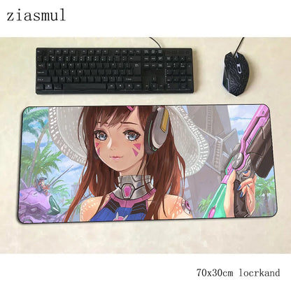 DVA Gamer-Mauspad 70x30cm XL Gaming-Mauspad PC-Notebook-Schreibtischmatte, süßes Padmouse für Spiele, Weihnachtsgeschenke für Gamer, Gamer-Matten, Gamepad