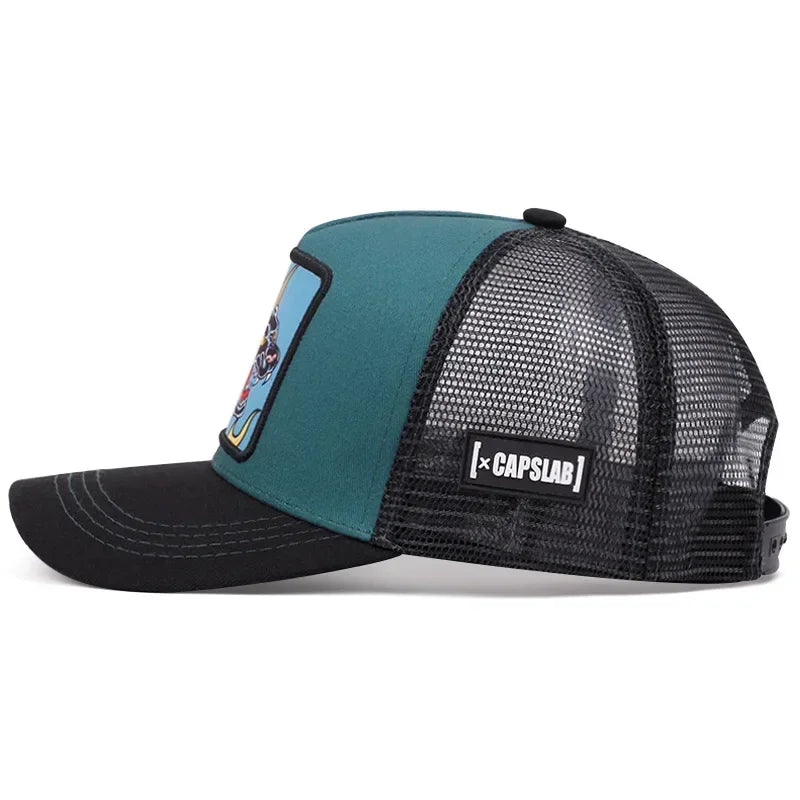 New High Quality Outdoor Sport Black Panther Baseball Cap Spring And Summer Embroidered Adjustable Unisex Hip Hop Dad Mesh Hat