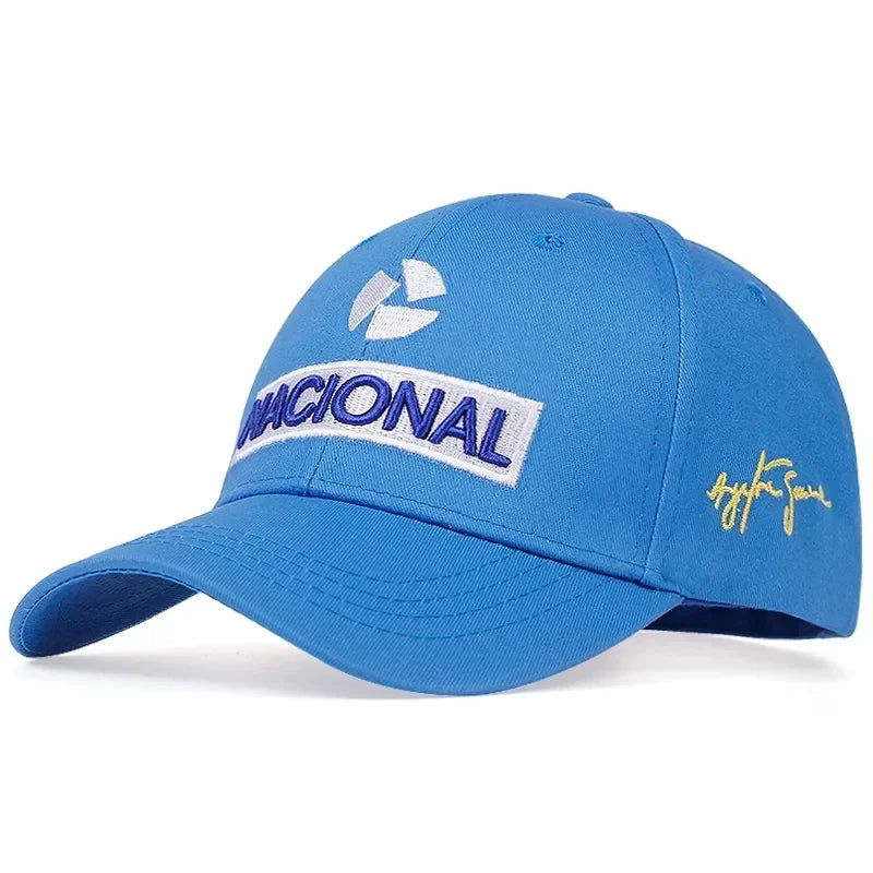 Unisex-Baseballcaps NACIONAL mit Buchstabenstickerei, verstellbare Outdoor-Freizeitmützen für Frühling und Herbst, Sonnenschutz-Sport- und Golfcaps