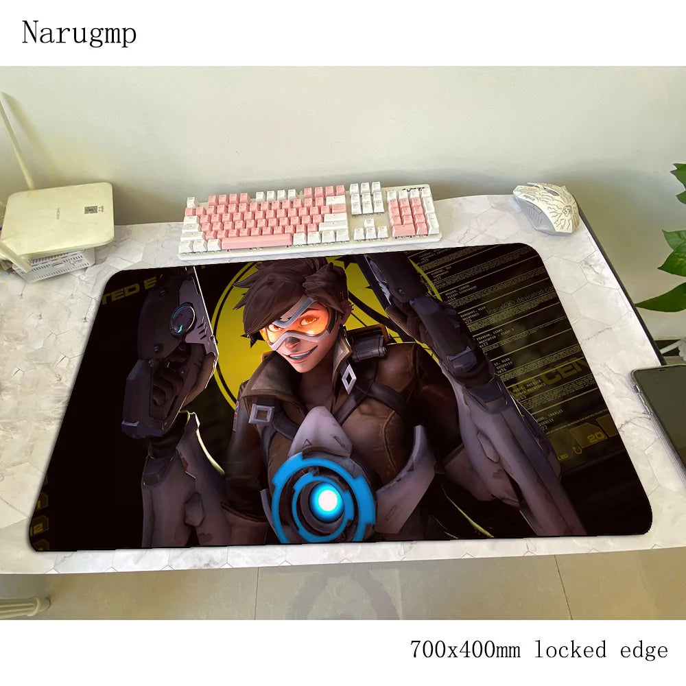 overwatch mouse pad 700x400x3mm gaming mousepad anime Personality office notbook desk mat Boy Gift padmouse games pc gamer mats