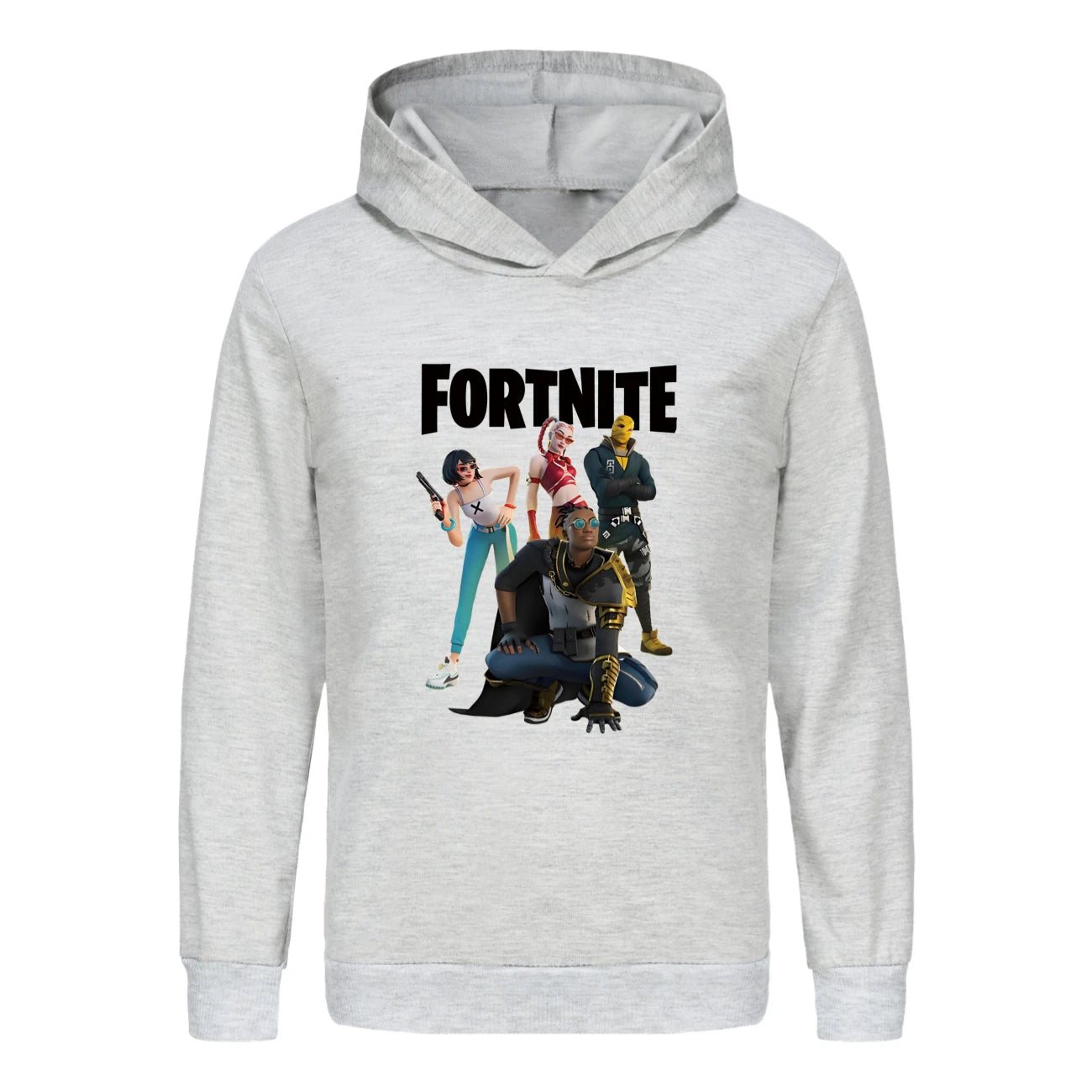 Hoodie Fortnite para Crianças Roupa de Princesa para Meninas Moda Bebé Rapazes Roupa Primavera Outono Sweatshirt Tops Infantis 4403