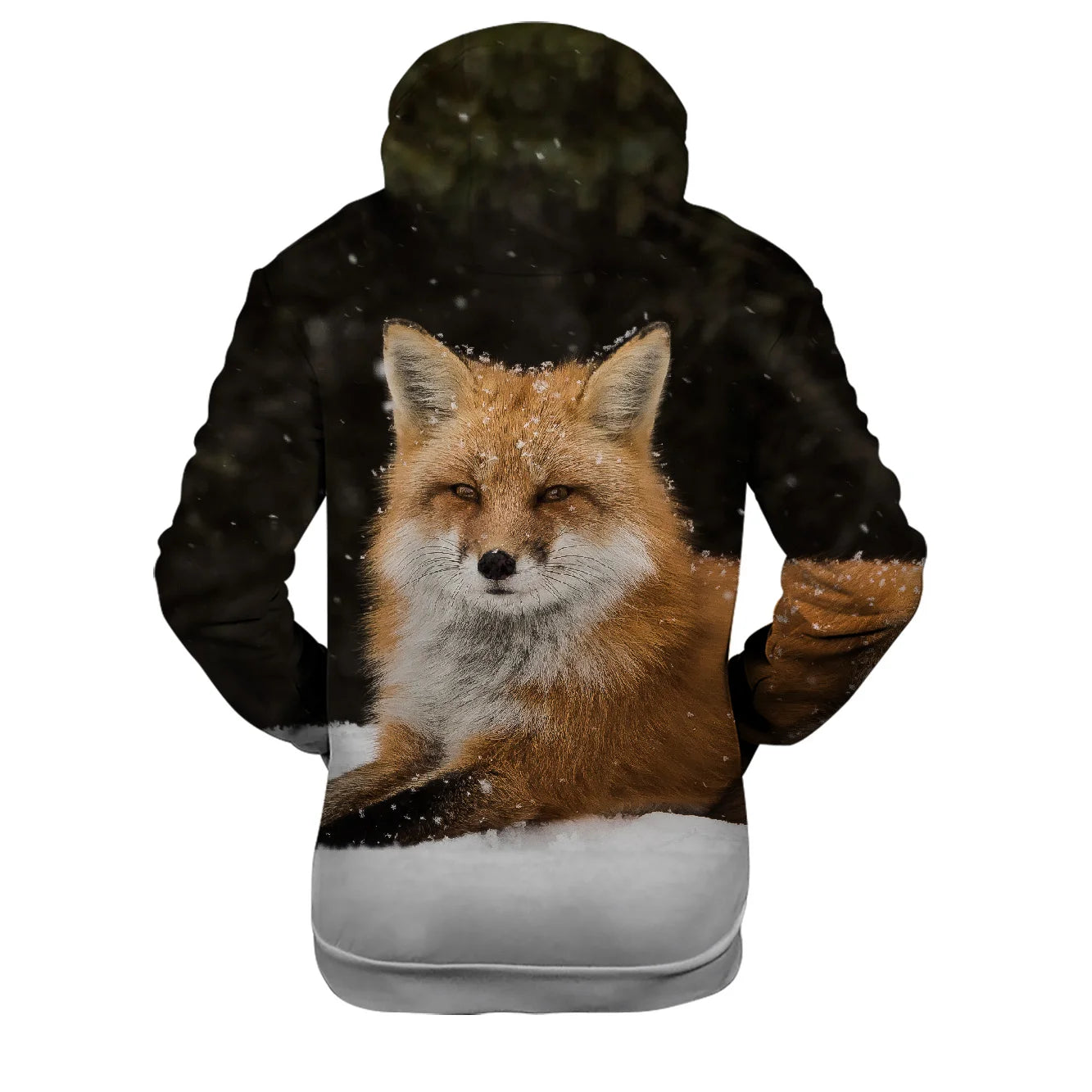 Popularne bluzy z kapturem i bluzy Hip Hop Novelty z wygodnym nowym nadrukiem 3D Fox, dla mężczyzn/kobiet, dorosłych/dzieci, casualowe bluzy wkładane przez głowę