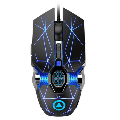 New Professional Gaming Mouse 3200DPI 7 Buttons Backlit Computer Mouse Support Macro Definition Mechanical Wired Silent Mouse
