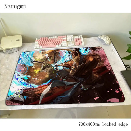 Overwatch pelės kilimėlis 700x400x3mm, žaidimų pelės kilimėlis, anime stiliaus biuro ir nešiojamojo kompiuterio stalo kilimėlis, dovana berniukui, PC žaidėjo kilimėlis