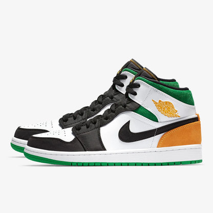 Nike genuine AIR JORDAN1 MID SE AJ1 men's sports basketball shoes 852542-101