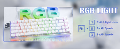 Teclado ATTACK SHARK X68MAX HE Rapid Trigger em alumínio com interruptores magnéticos, 60%, com fios, 8KHz, precisão RT de 0.005mm